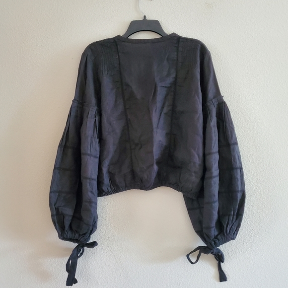 Free People Balloon Sleeve Shirt - Picture 2 of 8